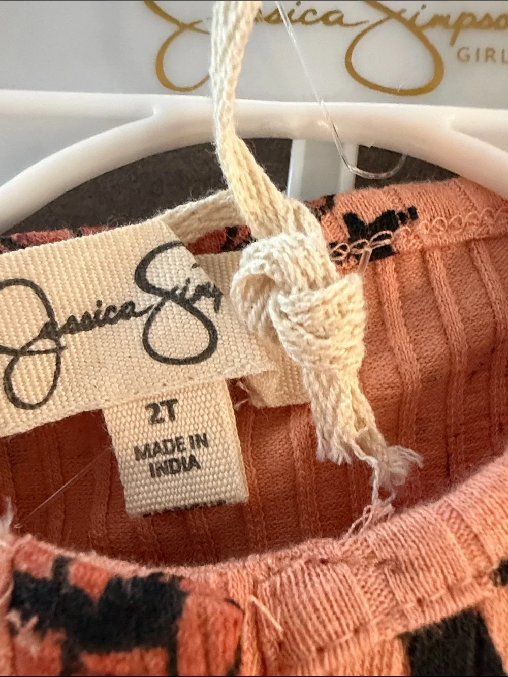 Jessica Simpson Orange and Black Halloween Pumpkin Matching Set